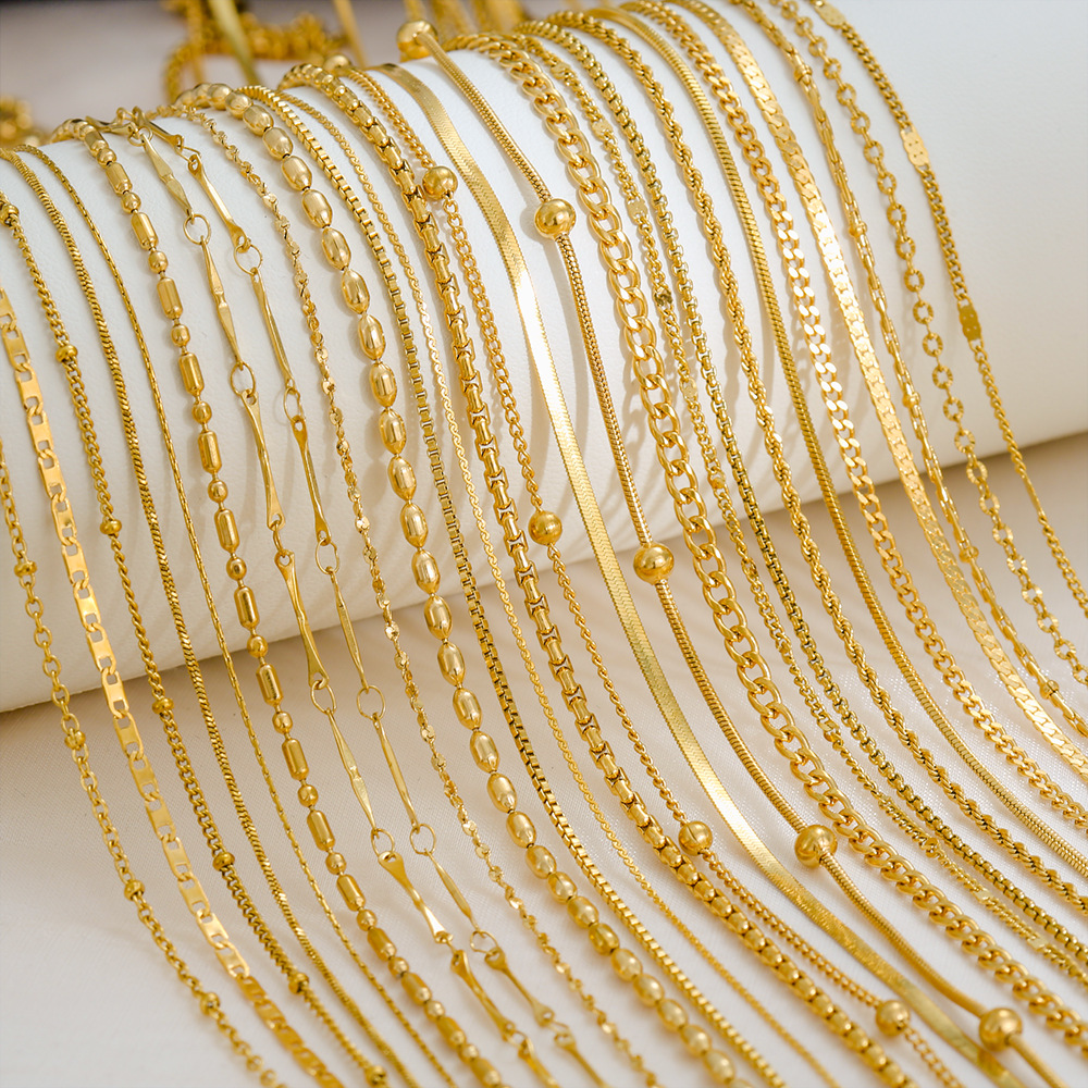 Women Accessories Chain - 10pcs/Lot 45cm Stainless Steel 304 Link