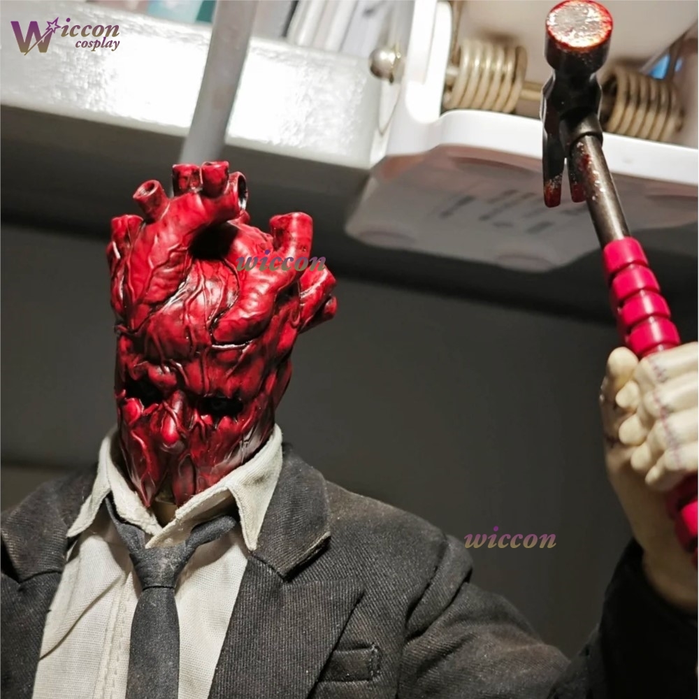 Women Accessories Sale - Dorohedoro Shin Heart Mask Latex Headwear