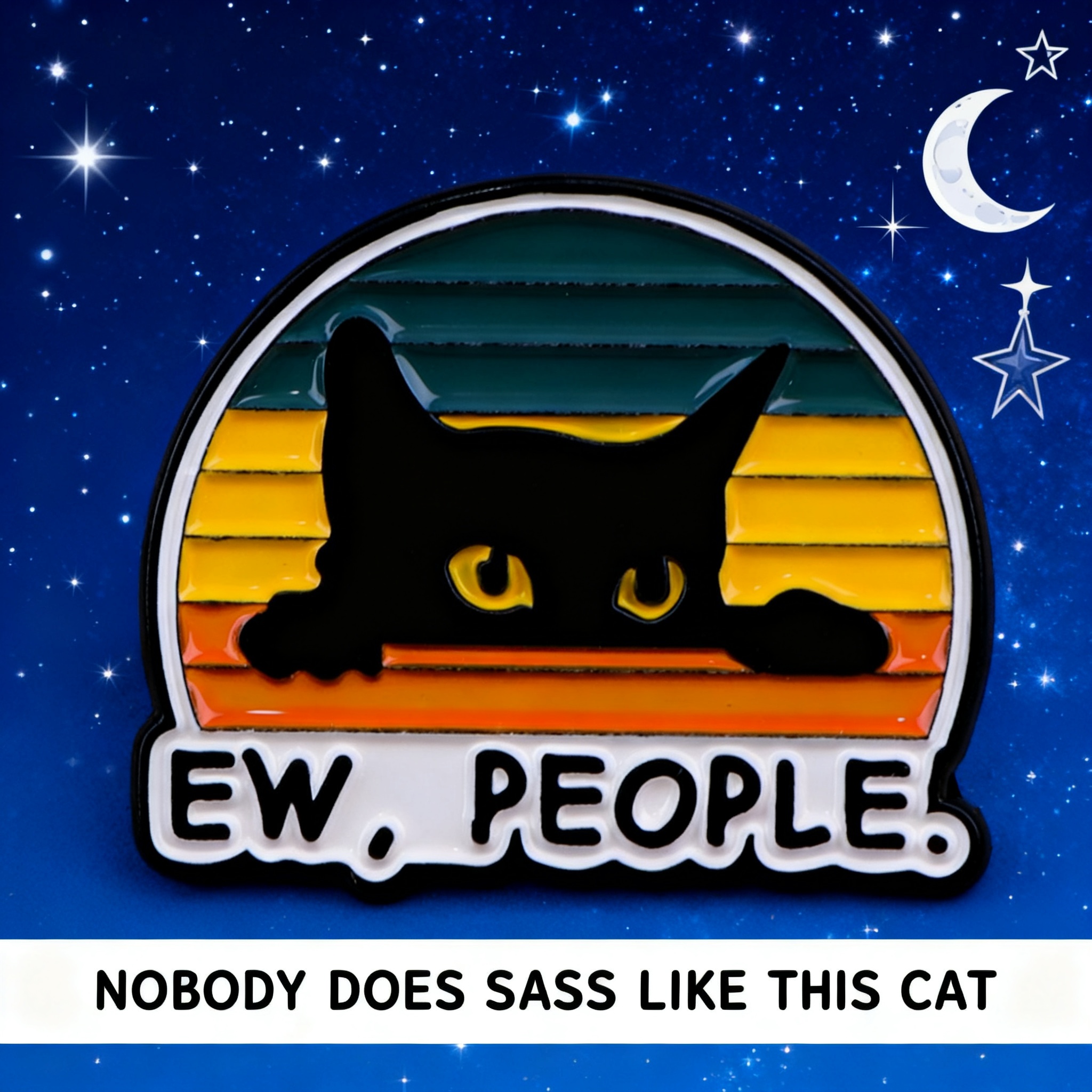 Women Accessories Quotes - EW PEOPLE Enamel Pin Funny Sarcastic