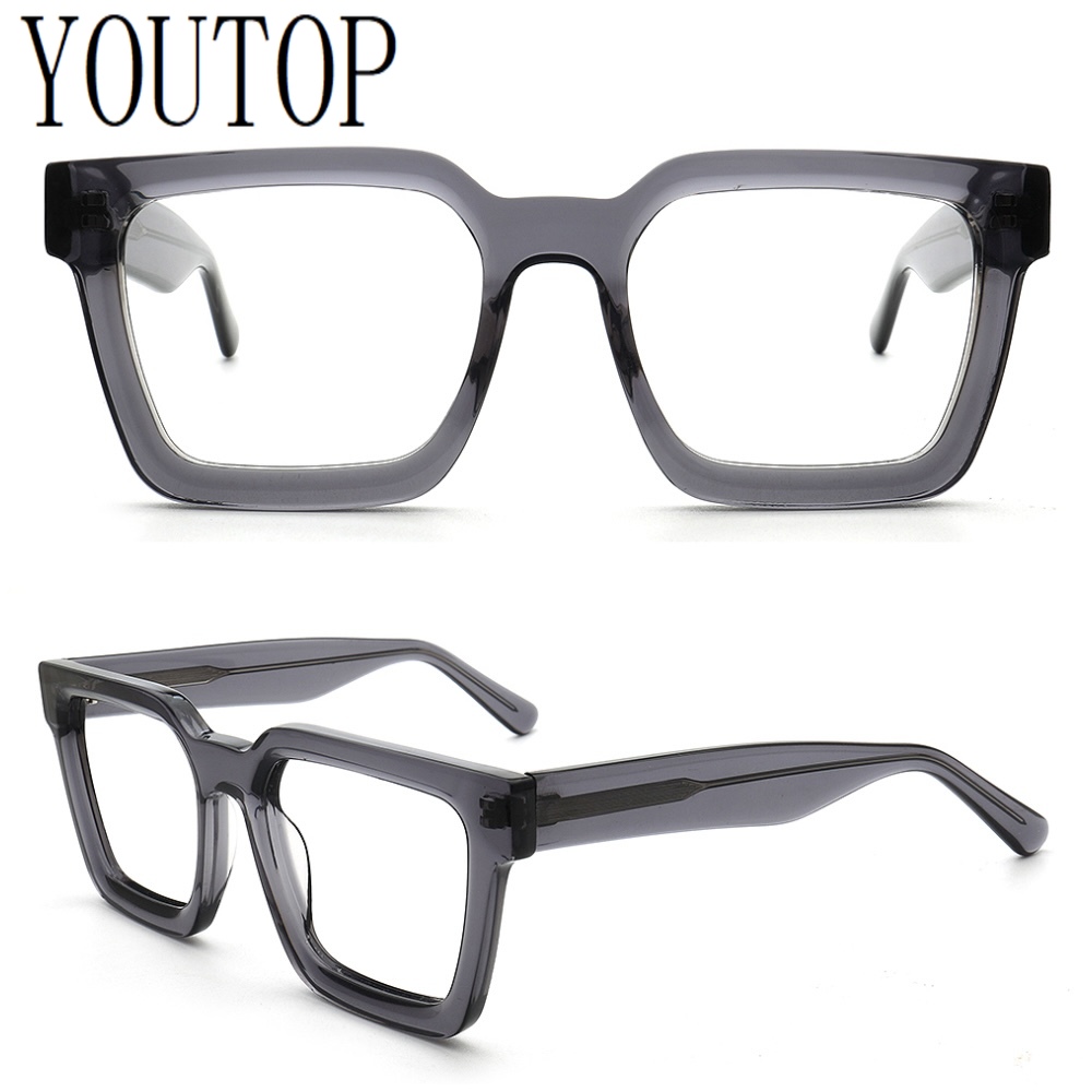 Women'S Accessories In The 80S - 80s Mens Classic Square Eyeglasses Acetate
