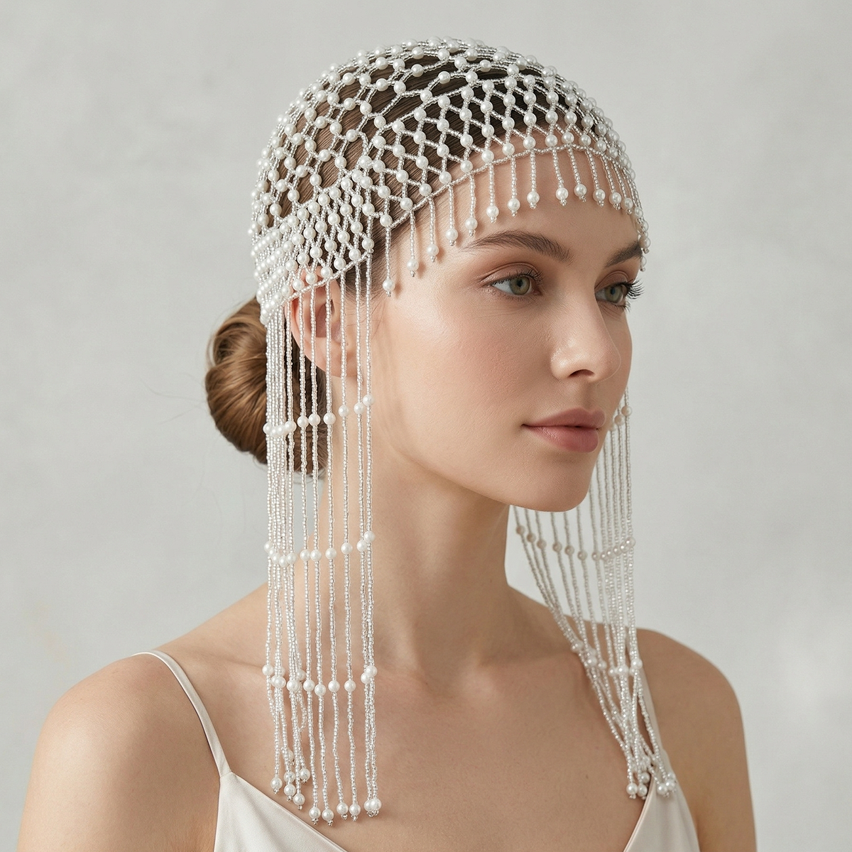Luxury Pearls Beaded Headwrap  - مراجعة Women'S Accessories List وسعره