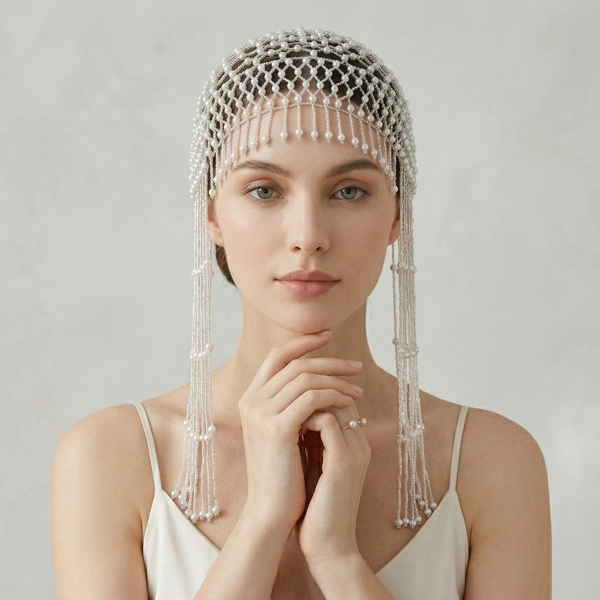 Luxury Pearls Beaded Headwrap  - مراجعة Women'S Accessories List وسعره