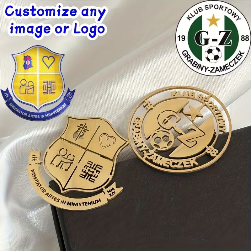 Custom Logo Brooch Simple Crea - مراجعة Women Accessories Logo وسعره