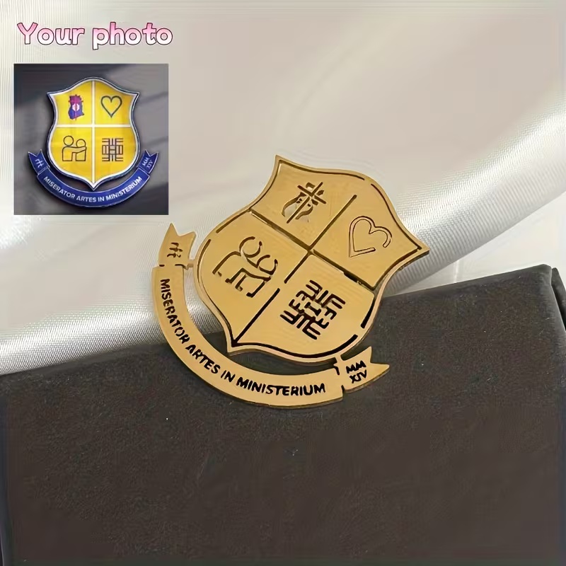 Custom Logo Brooch Simple Crea - مراجعة Women Accessories Logo وسعره
