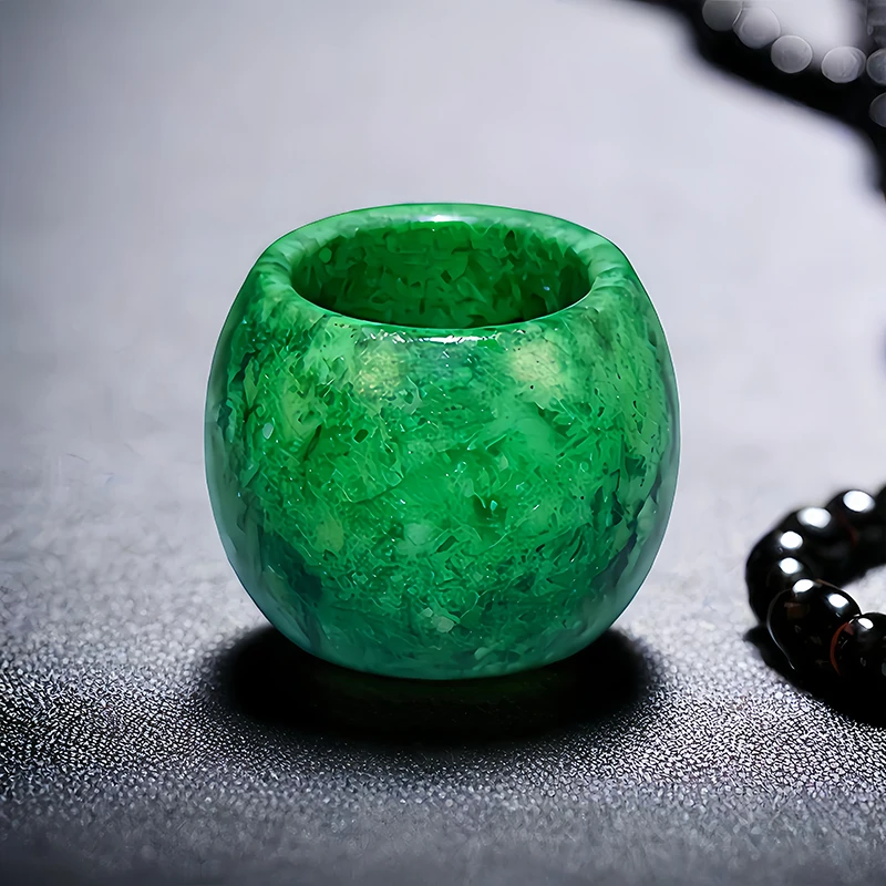 22mm Green Real Jade Rings for - مراجعة Women'S Accessories Rings وسعره