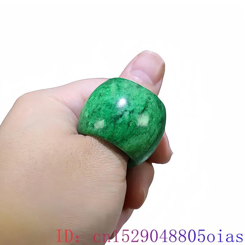 22mm Green Real Jade Rings for - مراجعة Women'S Accessories Rings وسعره