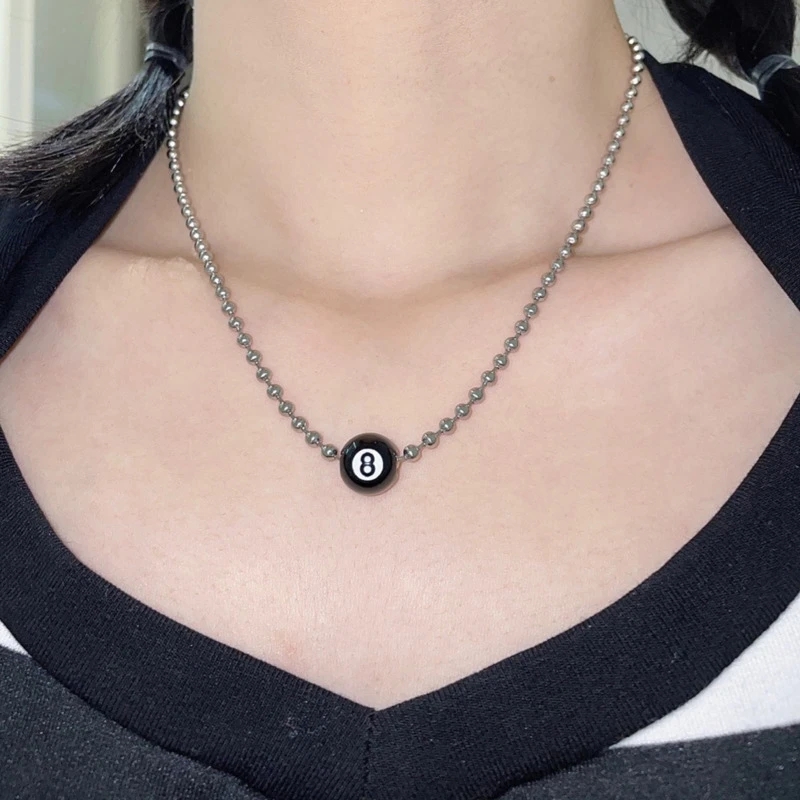 Kpop Fashion Vintage Black 8 B - مراجعة Women'S Accessories In The 90S وسعره