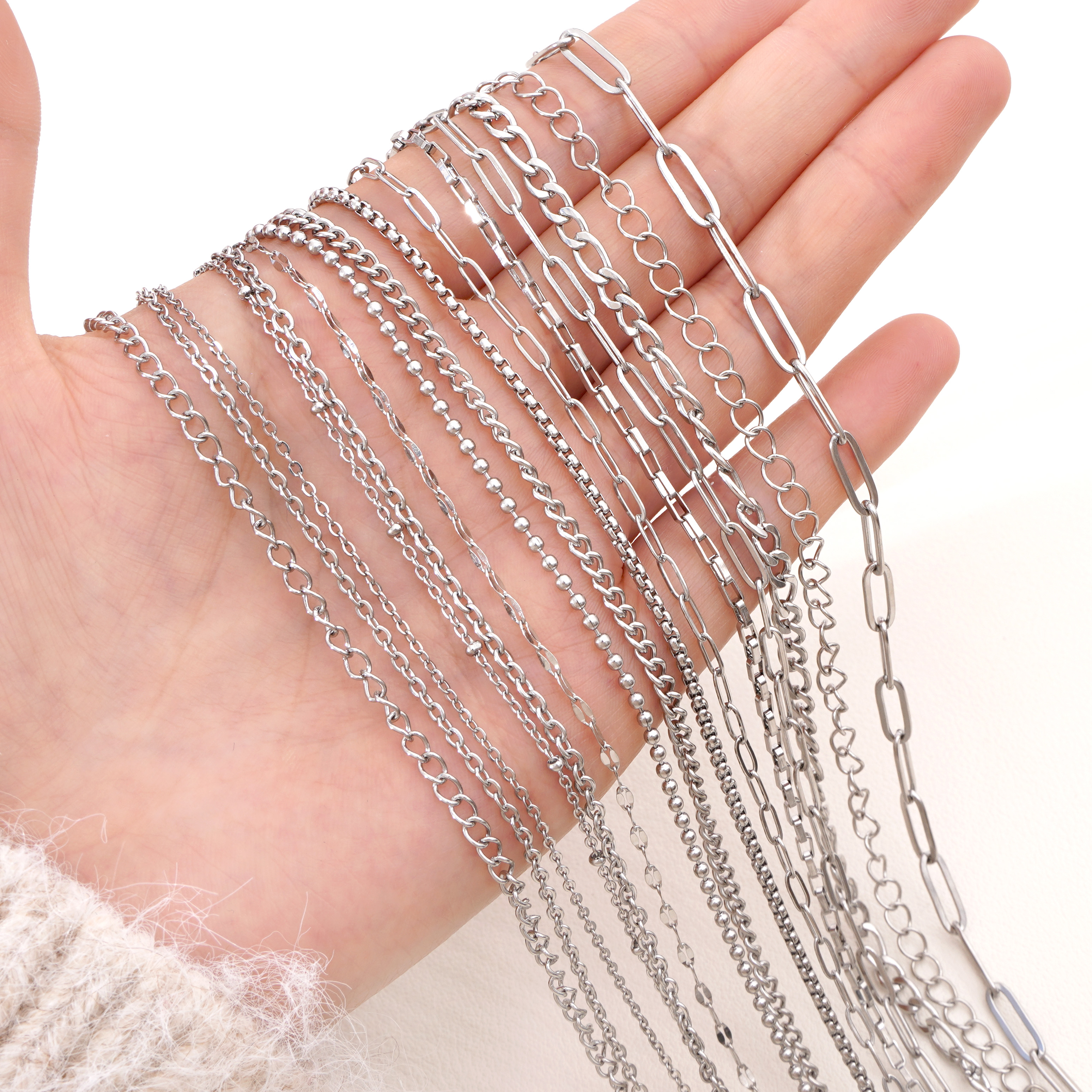 1m/lot Chains Stainless Steel  - مراجعة Women Accessories Chain وسعره