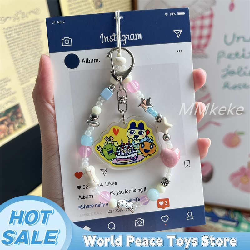 Kawaii Japanese Tamagotchi Key - مراجعة Women Accessories Chain وسعره
