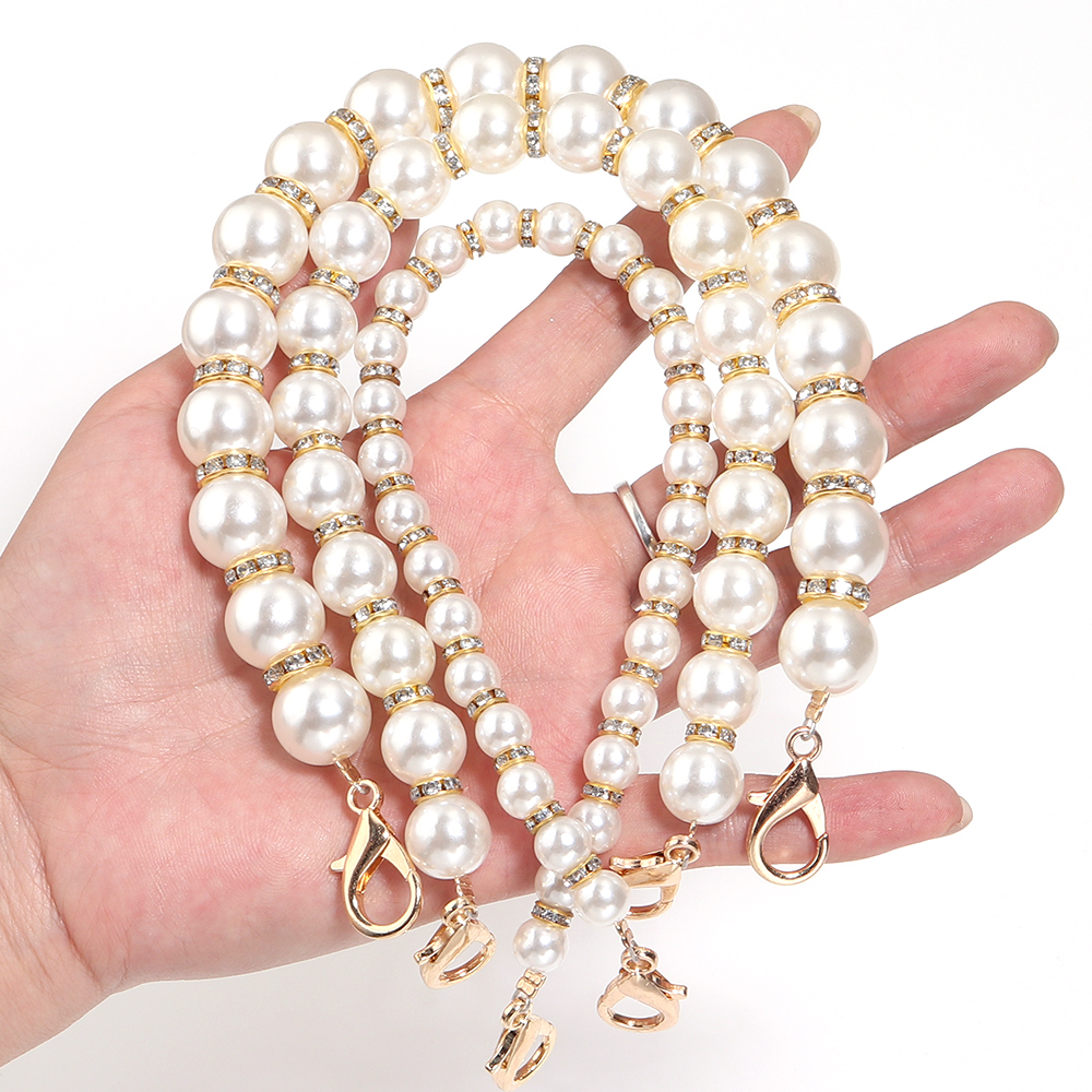 1pc 30cm Imitation Pearl Chain - مراجعة Women Accessories Chain وسعره