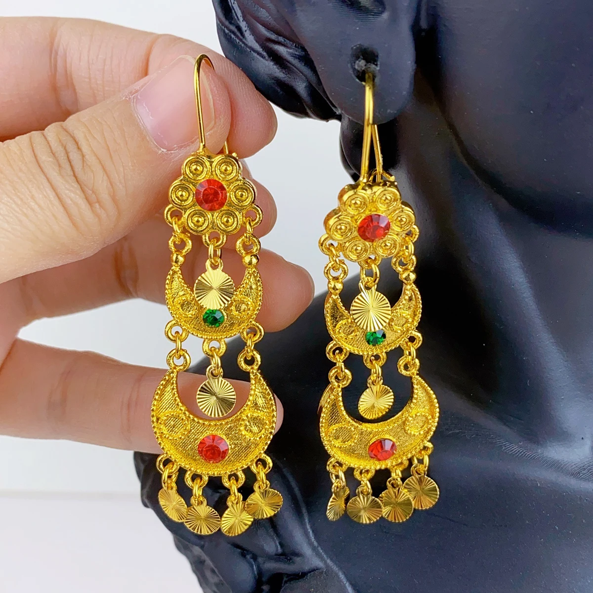 Indian Drop Dangle Earrings Je - مراجعة Women Accessories Dubai وسعره