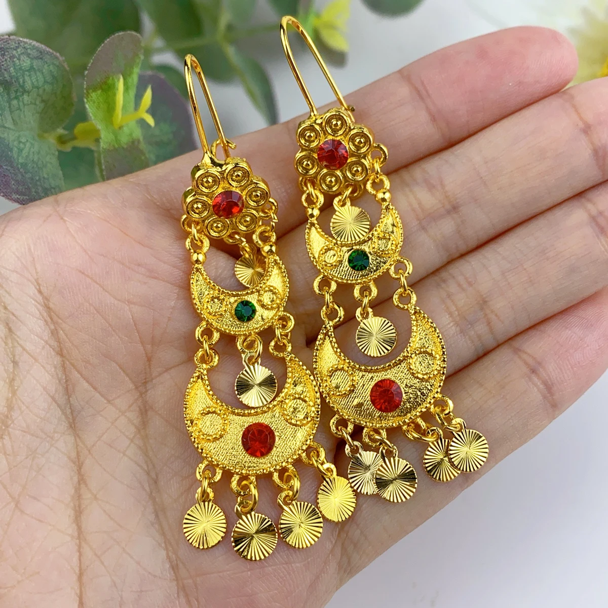 Indian Drop Dangle Earrings Je - مراجعة Women Accessories Dubai وسعره