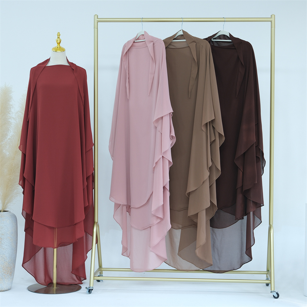 Extra Long Khimar Plain Chiffo - مراجعة Women Accessories Dubai وسعره