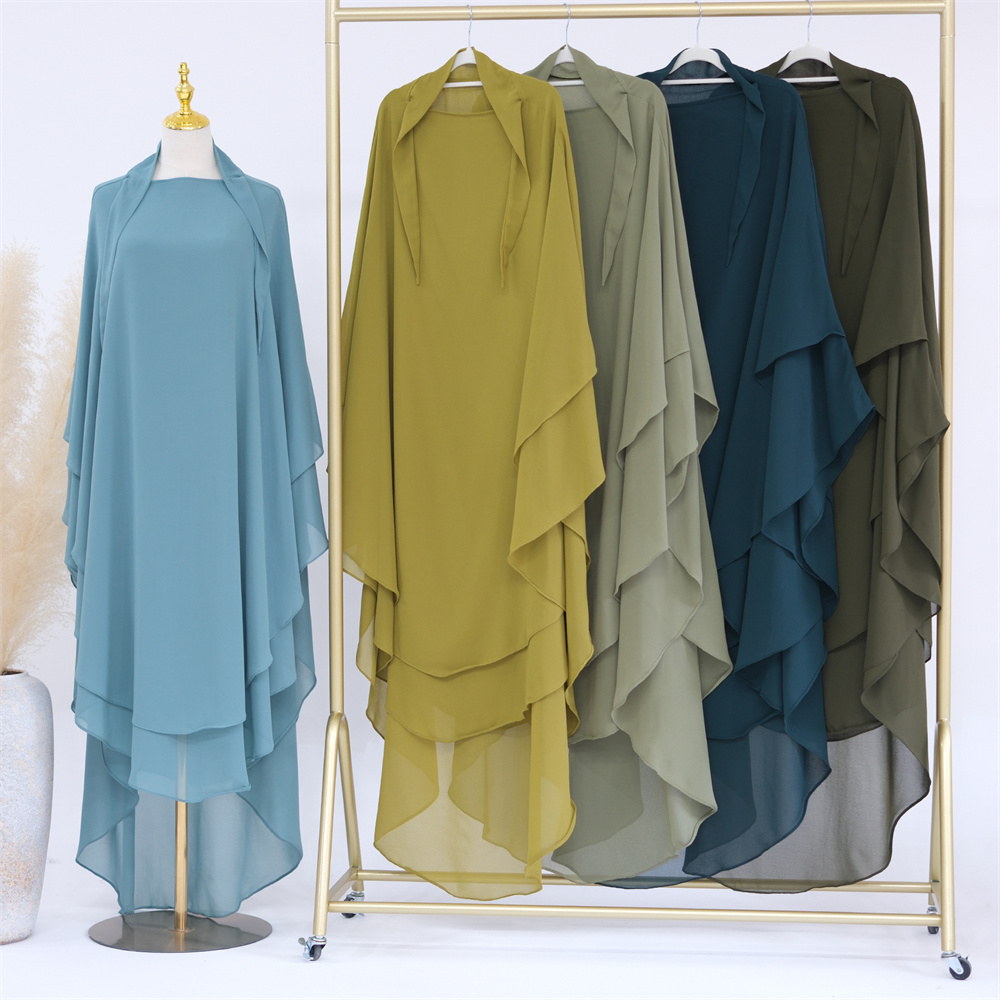 Extra Long Khimar Plain Chiffo - مراجعة Women Accessories Dubai وسعره