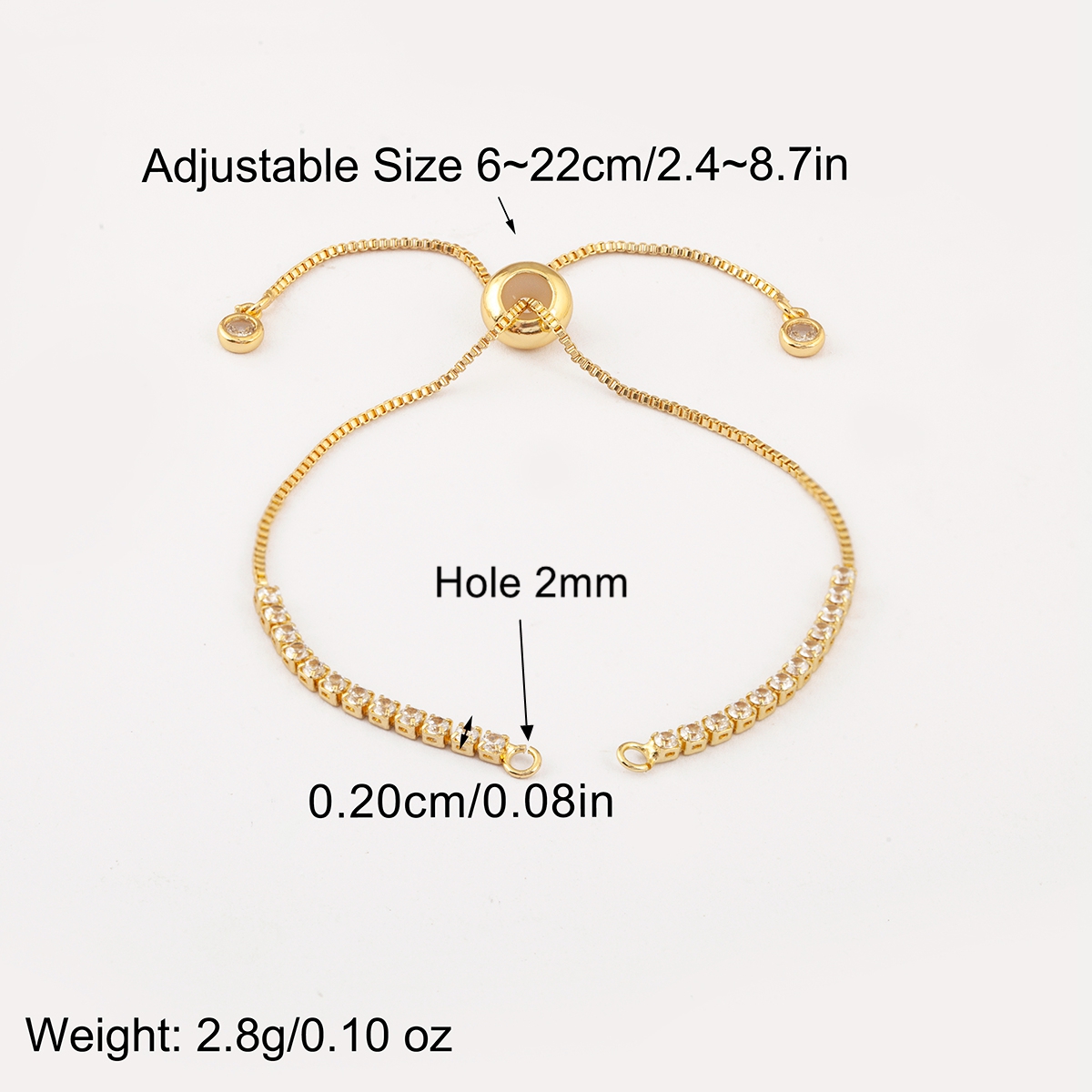 Nidin Hot White Zircon Paralle - مراجعة Women Accessories Chain وسعره