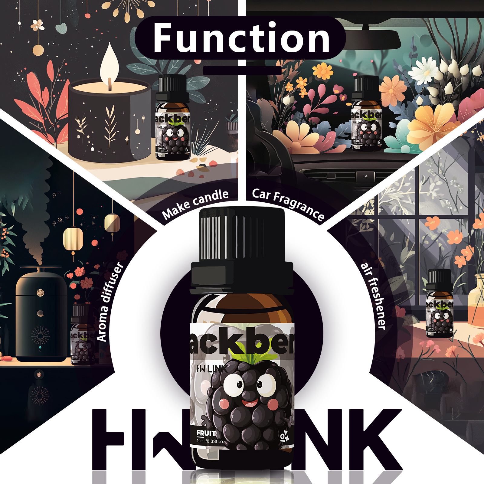 Blackberry Essential Oil Black - مراجعة Women'S Essential Accessories وسعره