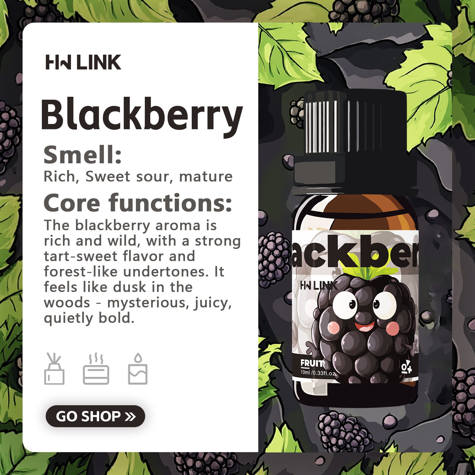 Blackberry Essential Oil Black - مراجعة Women'S Essential Accessories وسعره