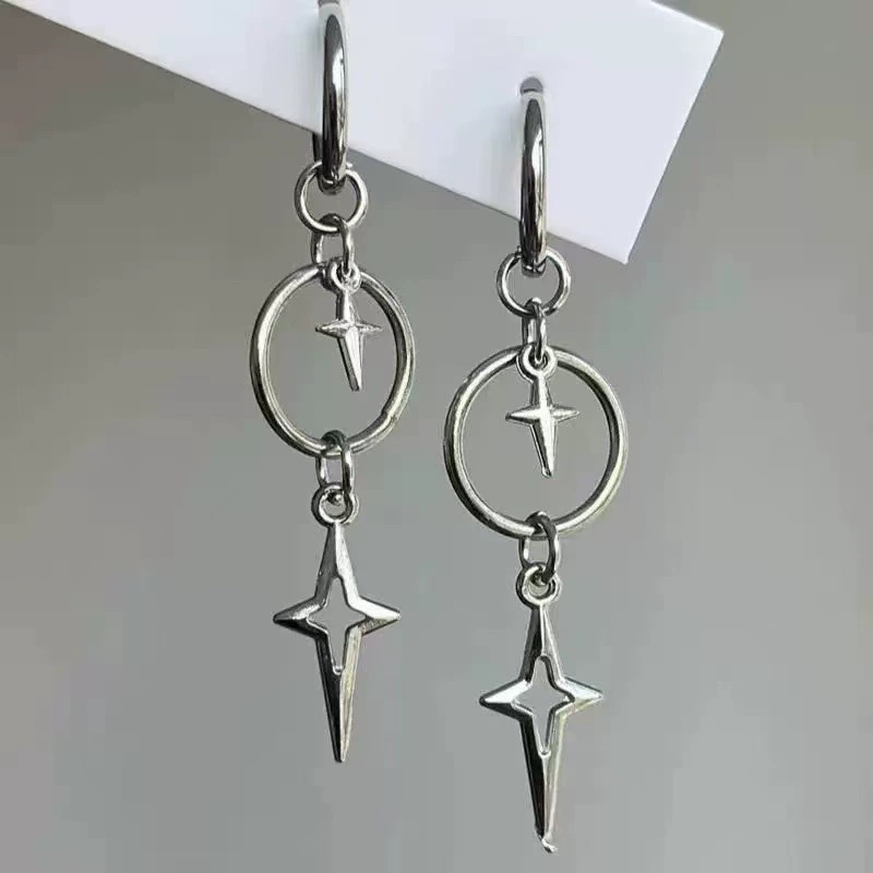 Personalized Punk Cross Star P - مراجعة Women'S Accessories In The 90S وسعره