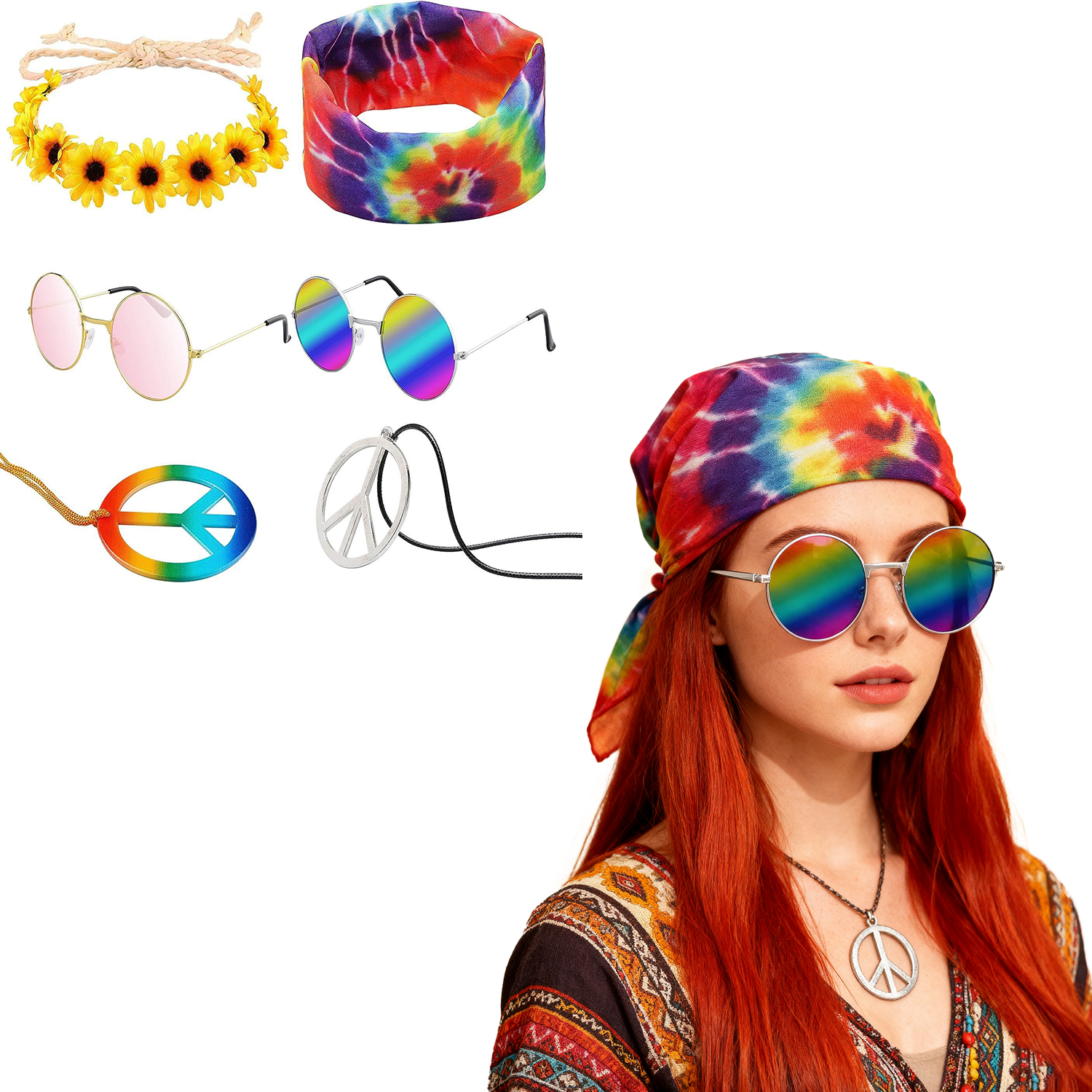 PESENAR Hippie clothing access - مراجعة Women Accessories Logo وسعره