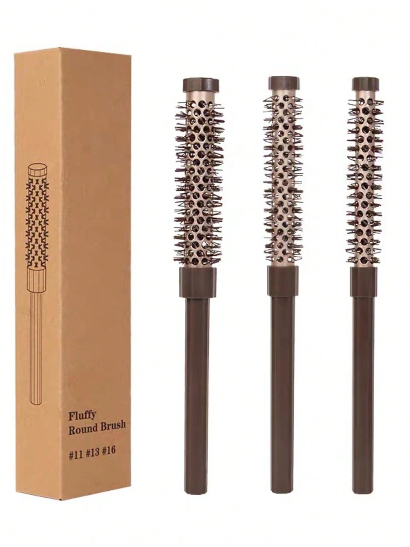 3Pcs Roller Comb Hair Brush -  - مراجعة Women'S Essential Accessories وسعره
