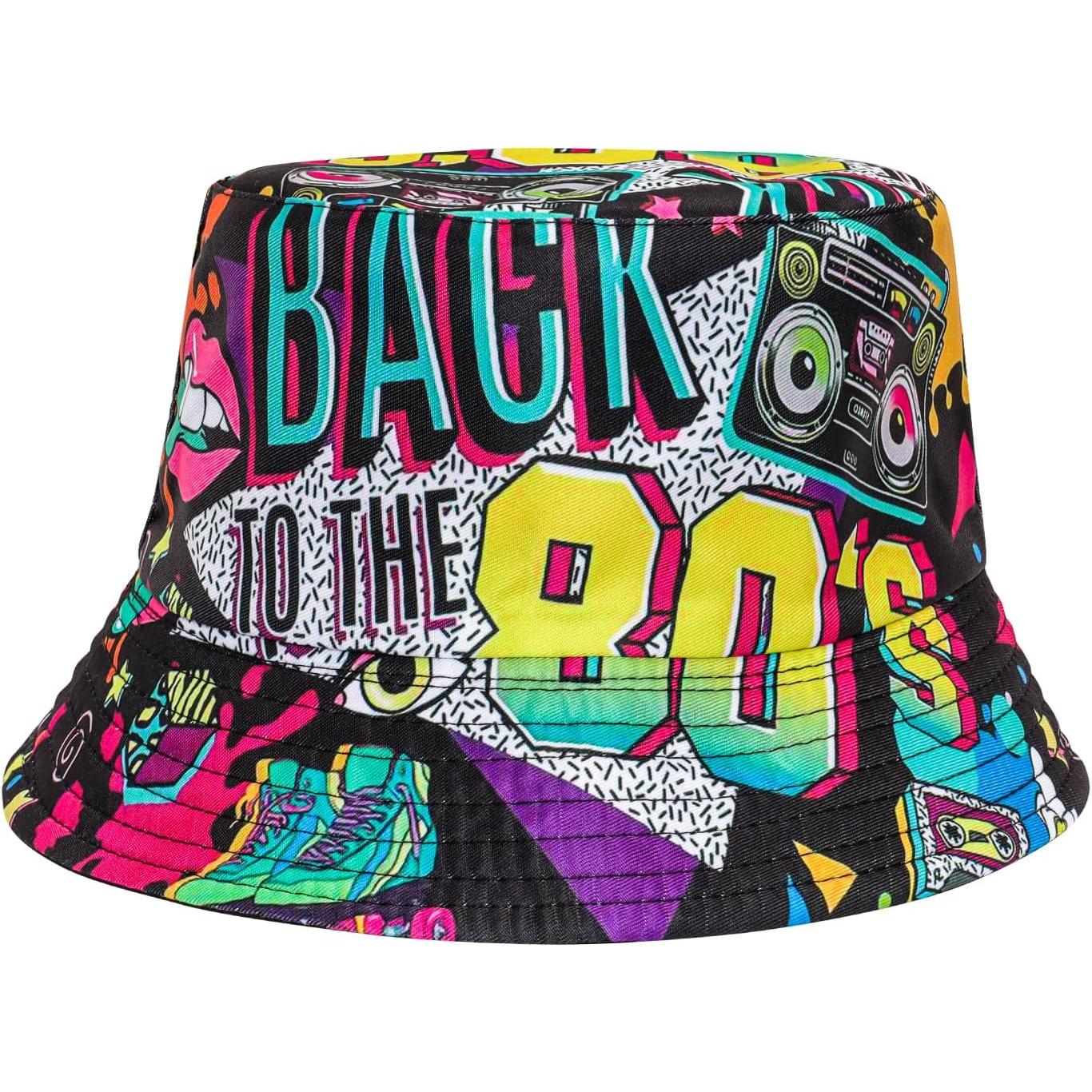 Fashion 80s 90s Bucket-Hat Fis - مراجعة Women'S Accessories In The 80S وسعره