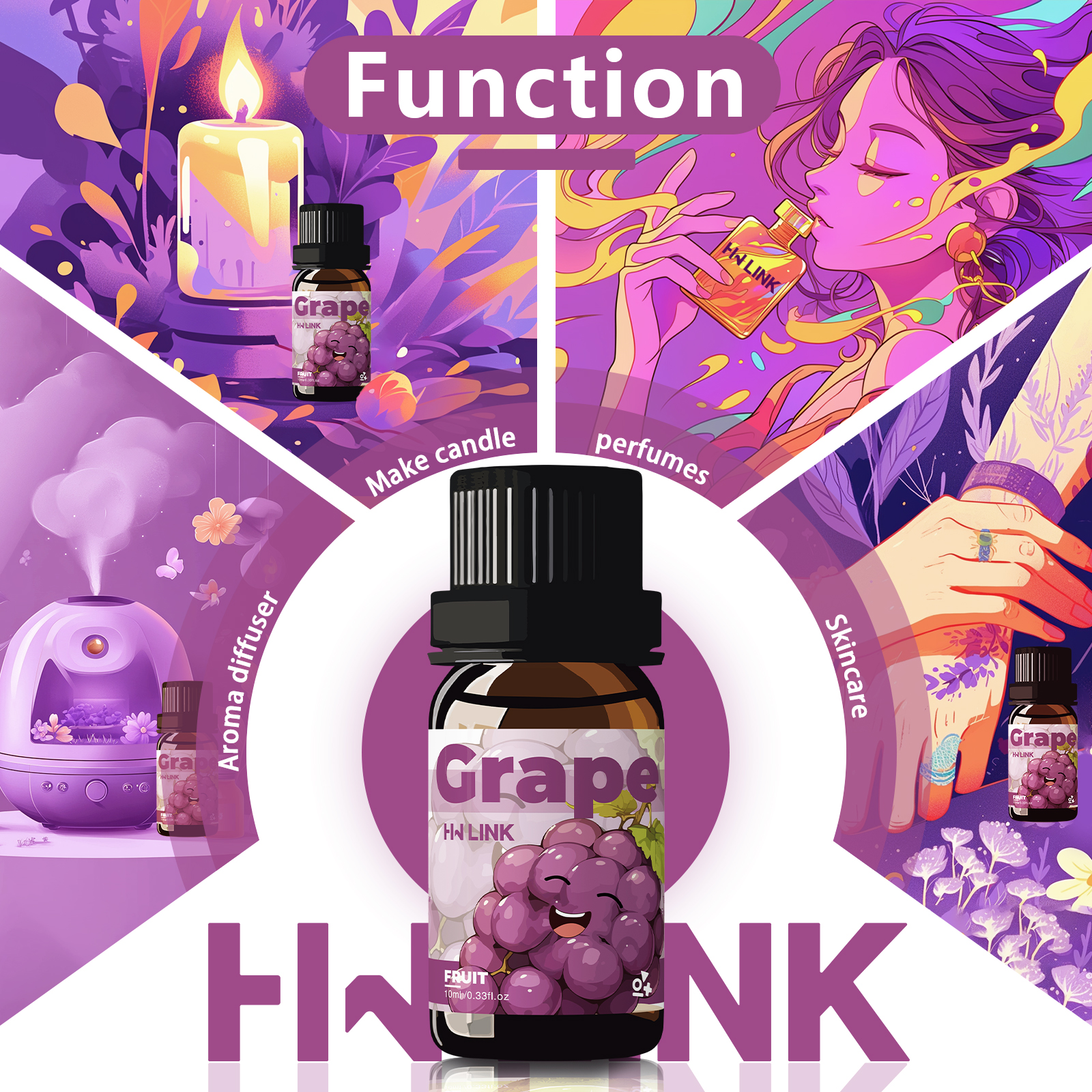 Grape Essential Oil 10ml Perfu - مراجعة Women'S Essential Accessories وسعره