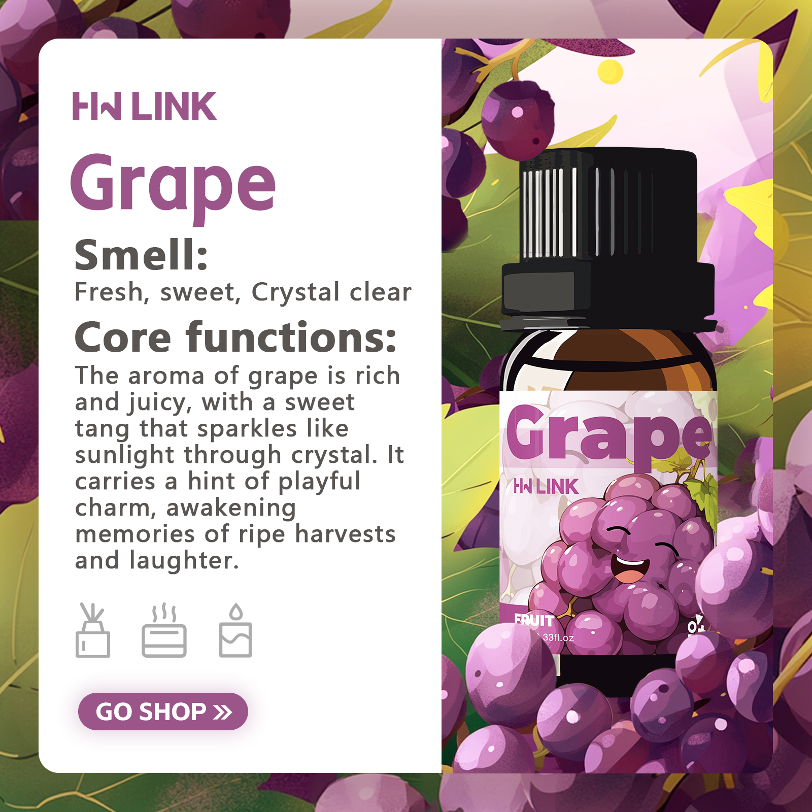 Grape Essential Oil 10ml Perfu - مراجعة Women'S Essential Accessories وسعره