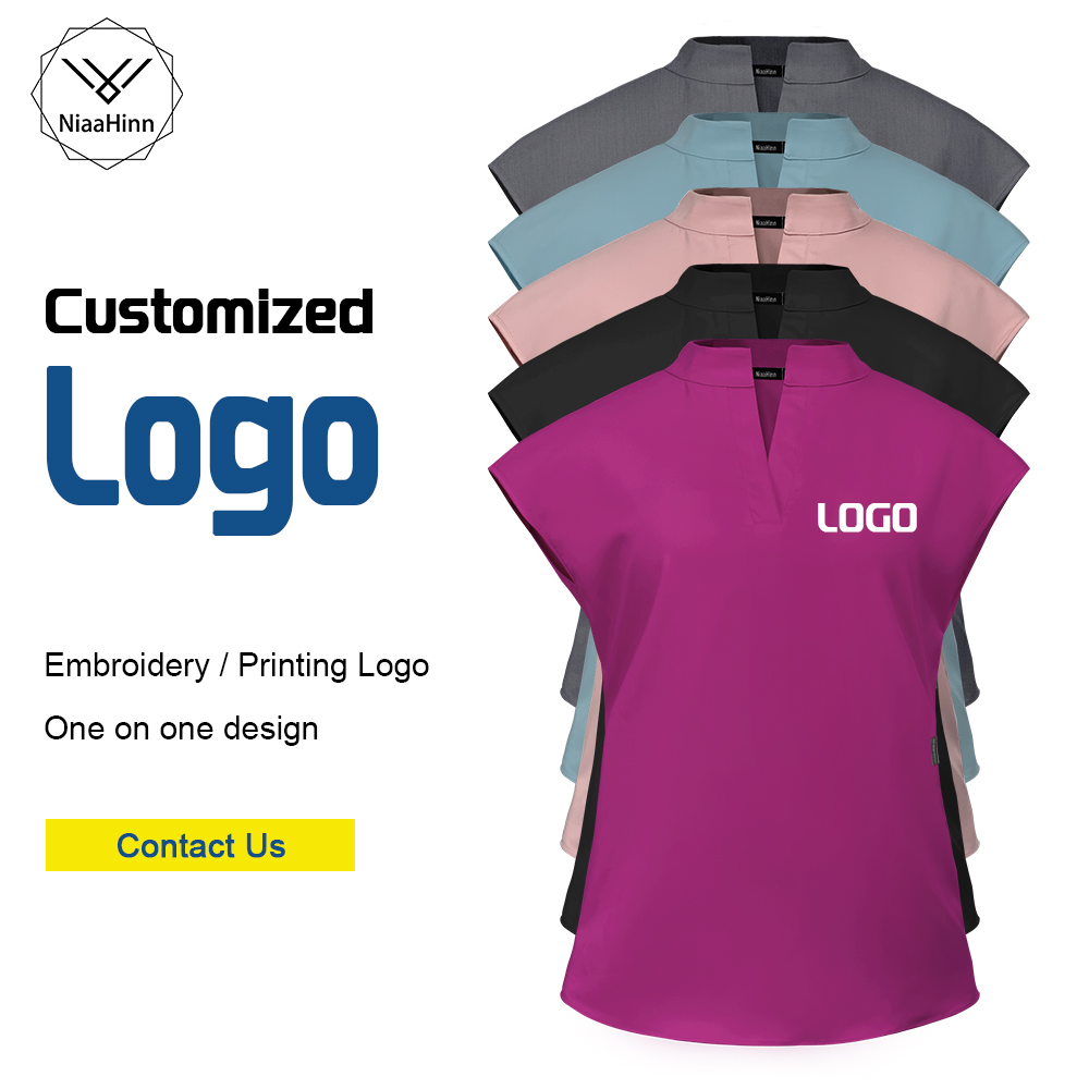 Customized Logo Scrub Uniform  - مراجعة Women Accessories Logo وسعره