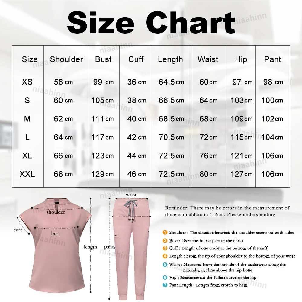 Customized Logo Scrub Uniform  - مراجعة Women Accessories Logo وسعره