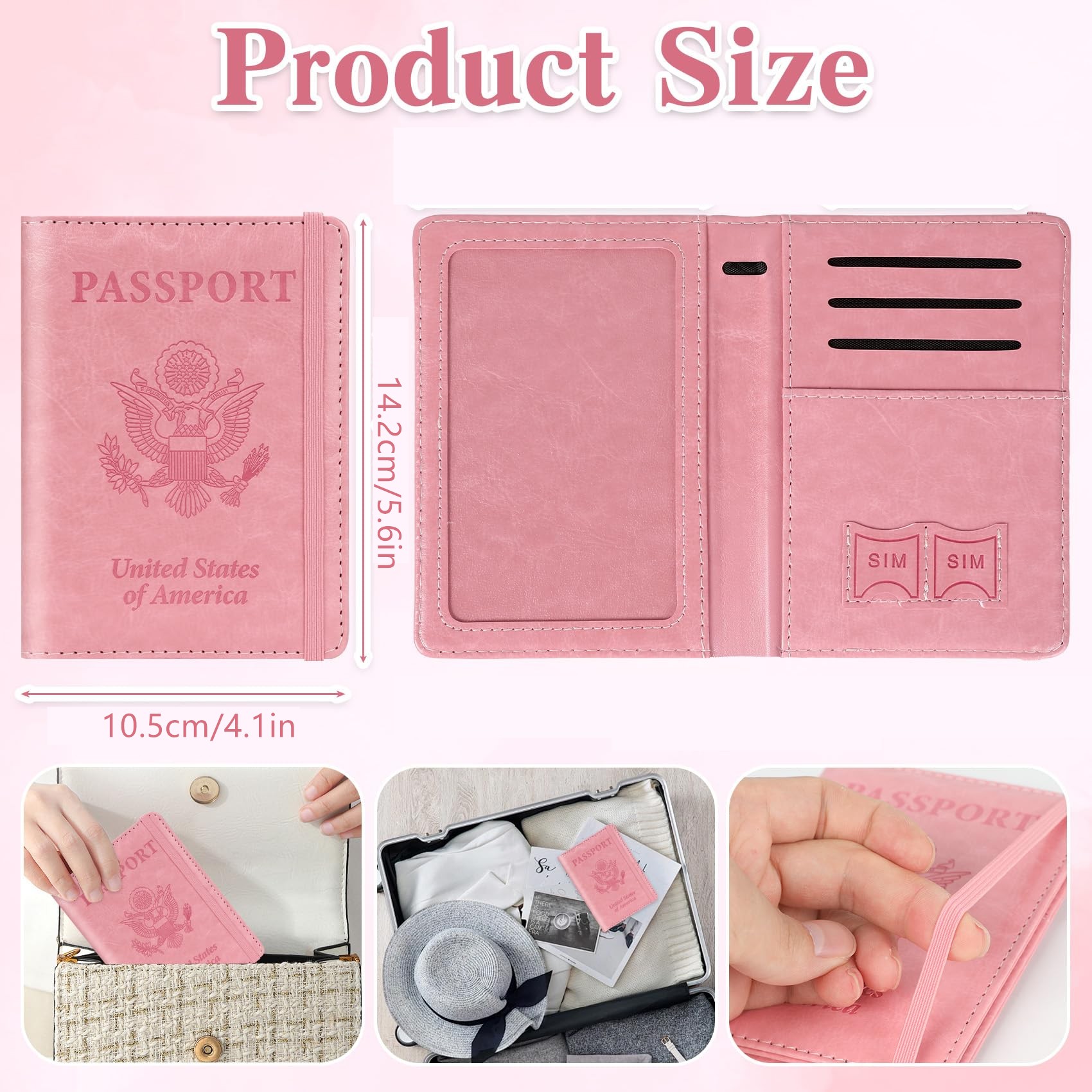 Passport Holder for Travel, Rf - مراجعة Women'S Essential Accessories وسعره