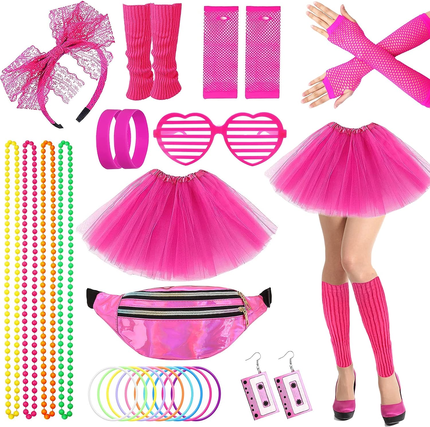 80s Party Costume Accessories  - مراجعة Women'S Accessories In The 80S وسعره