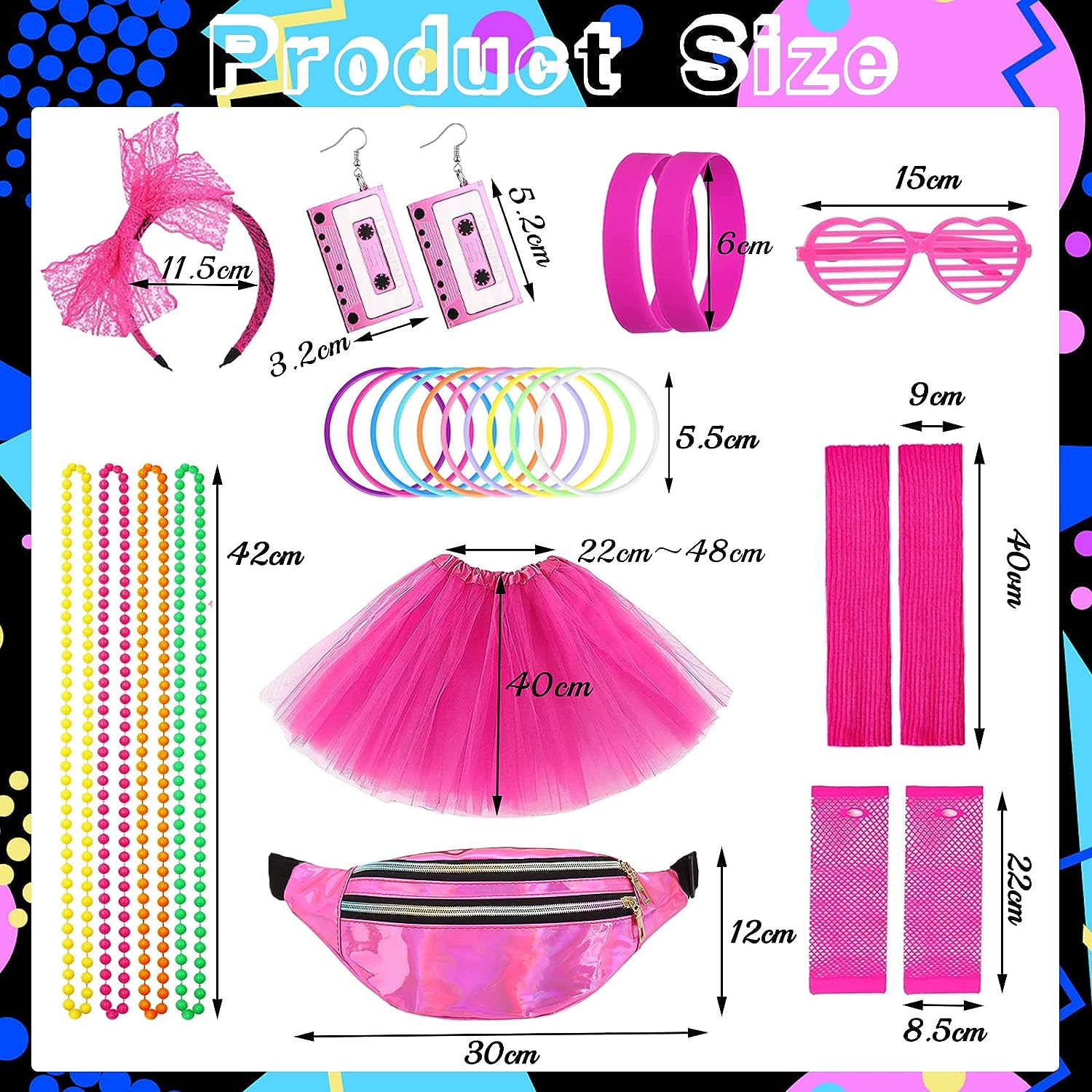 80s Party Costume Accessories  - مراجعة Women'S Accessories In The 80S وسعره