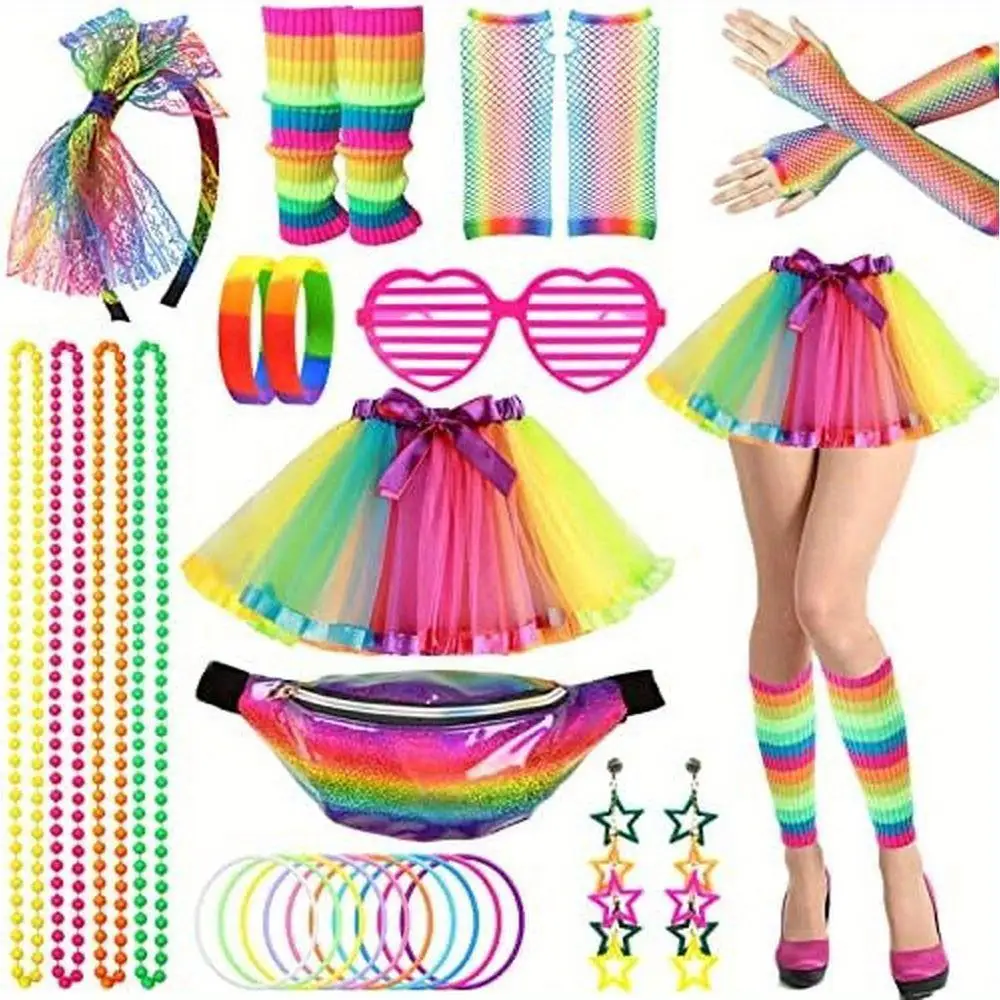 80s Party Costume Accessories  - مراجعة Women'S Accessories In The 80S وسعره