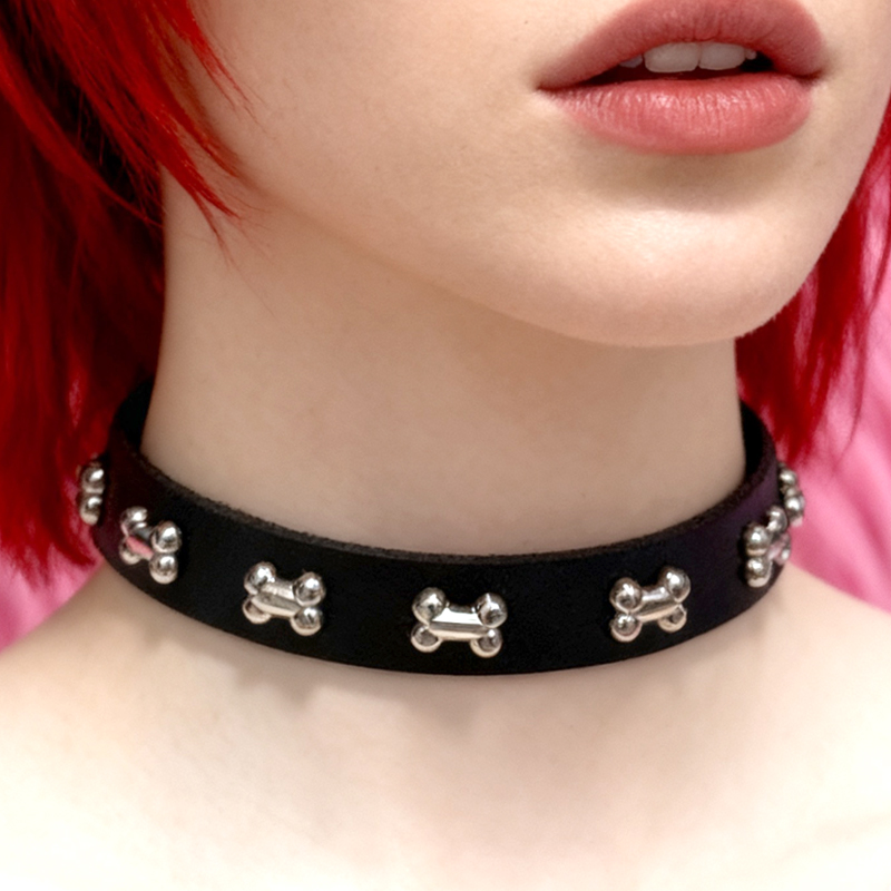 Harajuku Jewelry Bones Choker  - مراجعة Women'S Accessories In The 90S وسعره