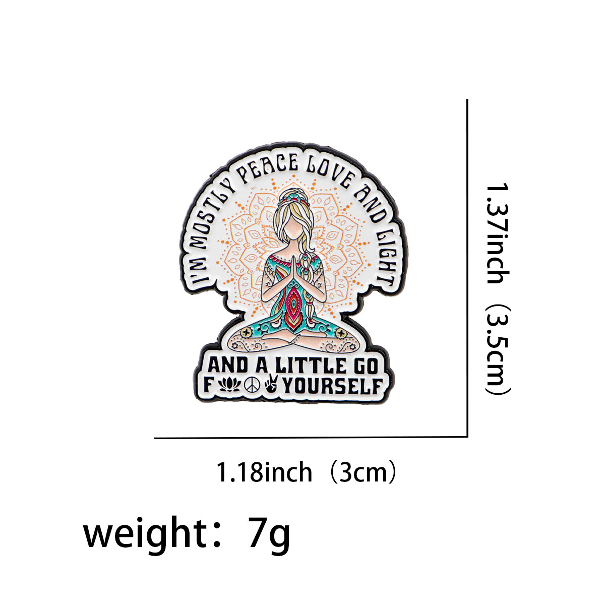 Funny Yoga Enamel Pins Humorou - مراجعة Women Accessories Quotes وسعره