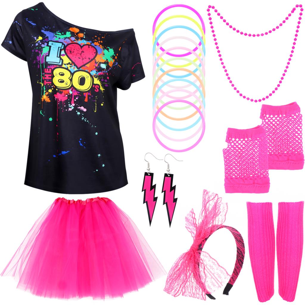 80s Fancy Dress Accessories Re - مراجعة Women'S Accessories In The 80S وسعره
