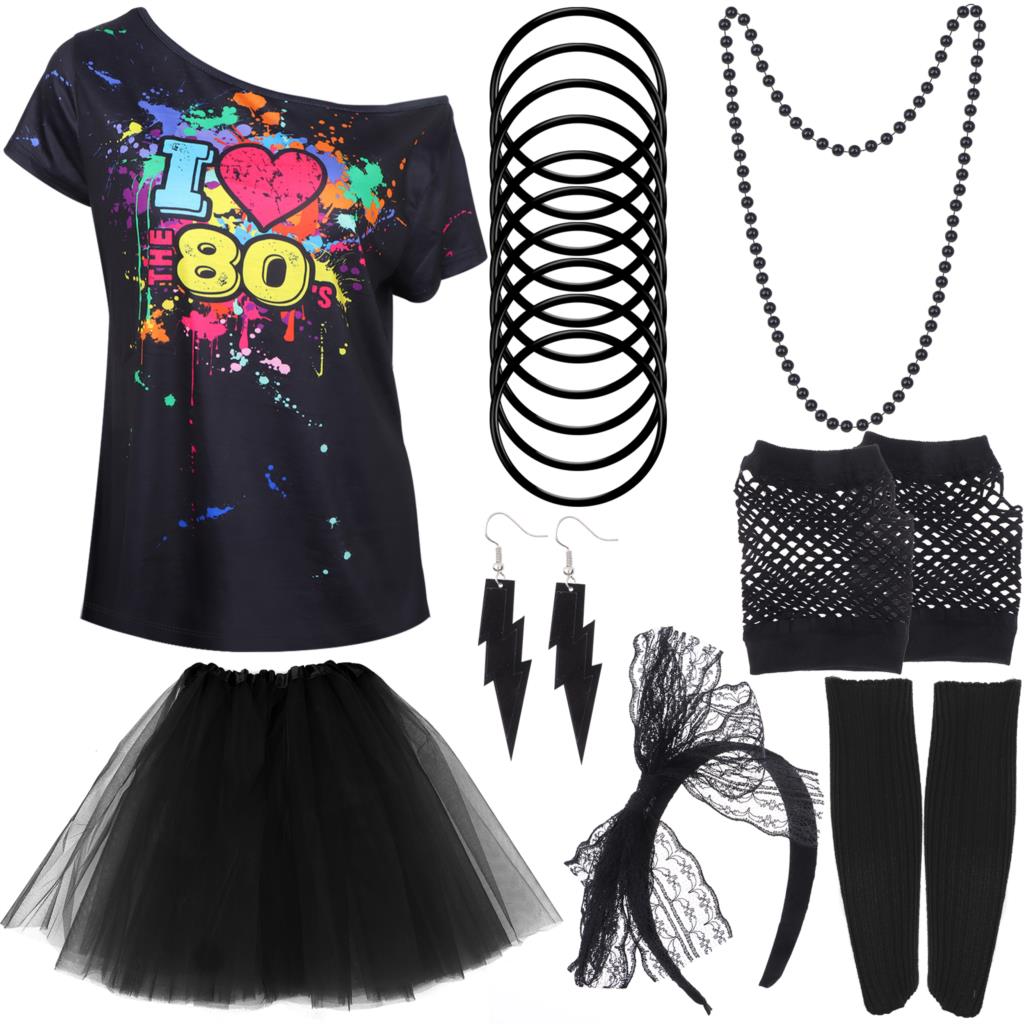 80s Fancy Dress Accessories Re - مراجعة Women'S Accessories In The 80S وسعره