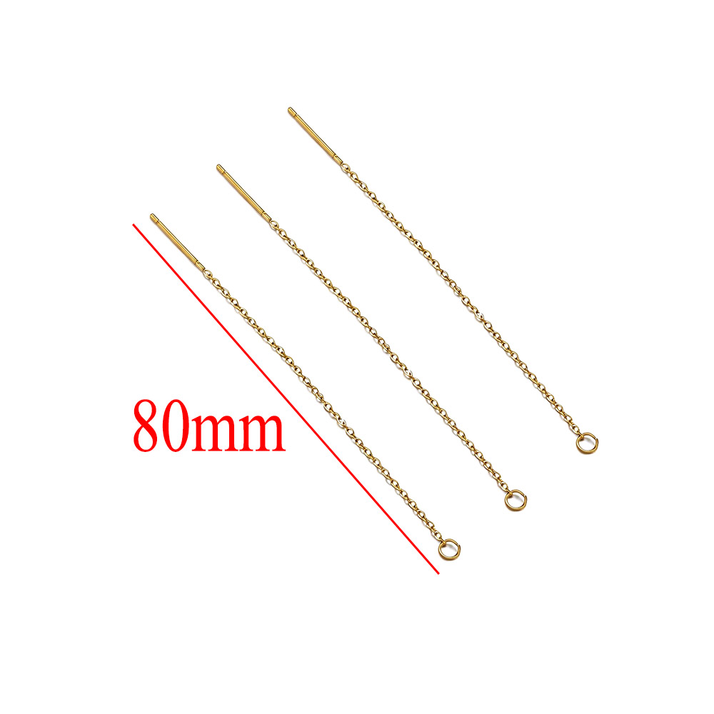 10pcs Stainless Steel Long Ear - مراجعة Women Accessories Chain وسعره