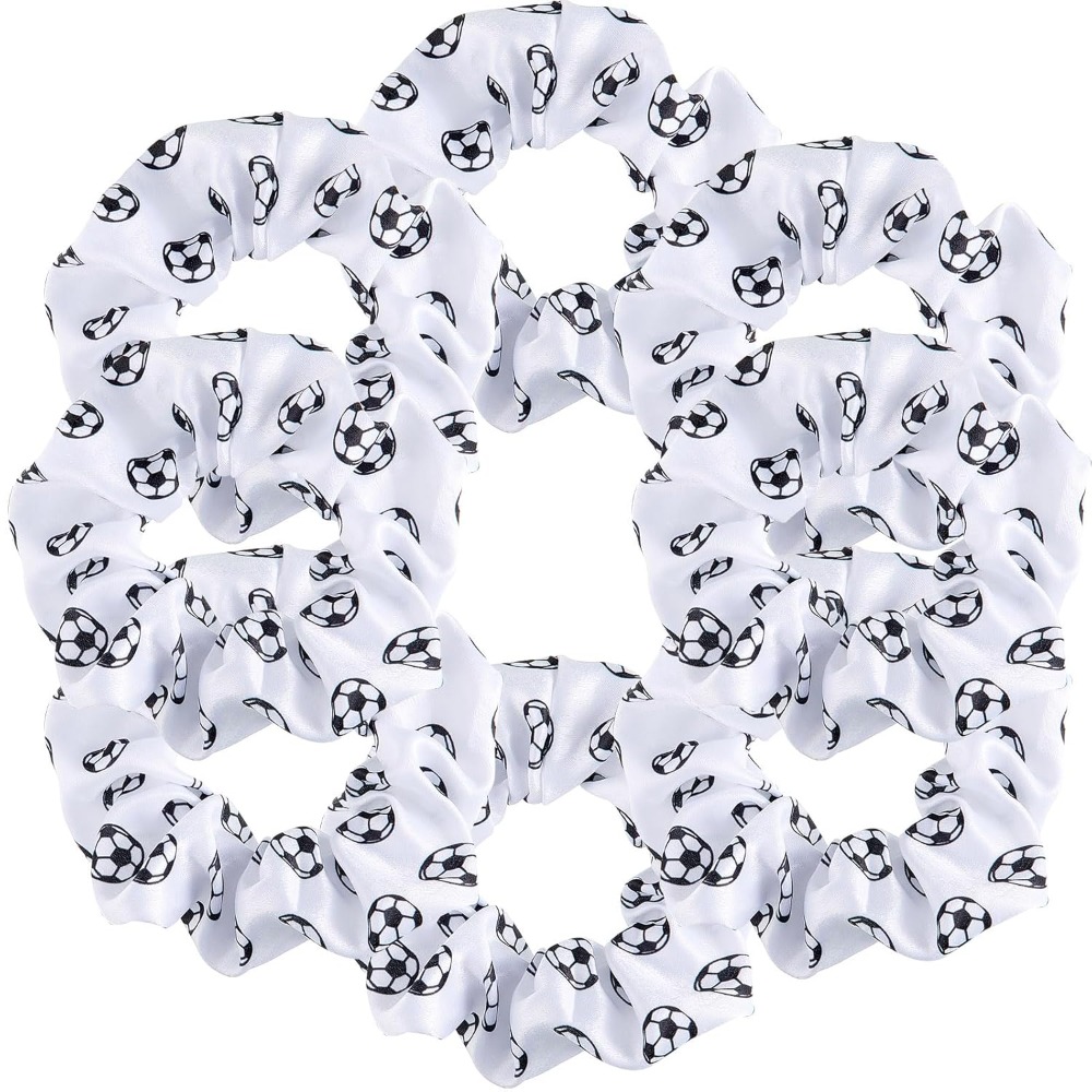 8 Pieces Soccer Hair Scrunchie - مراجعة Women'S Accessories Coach وسعره