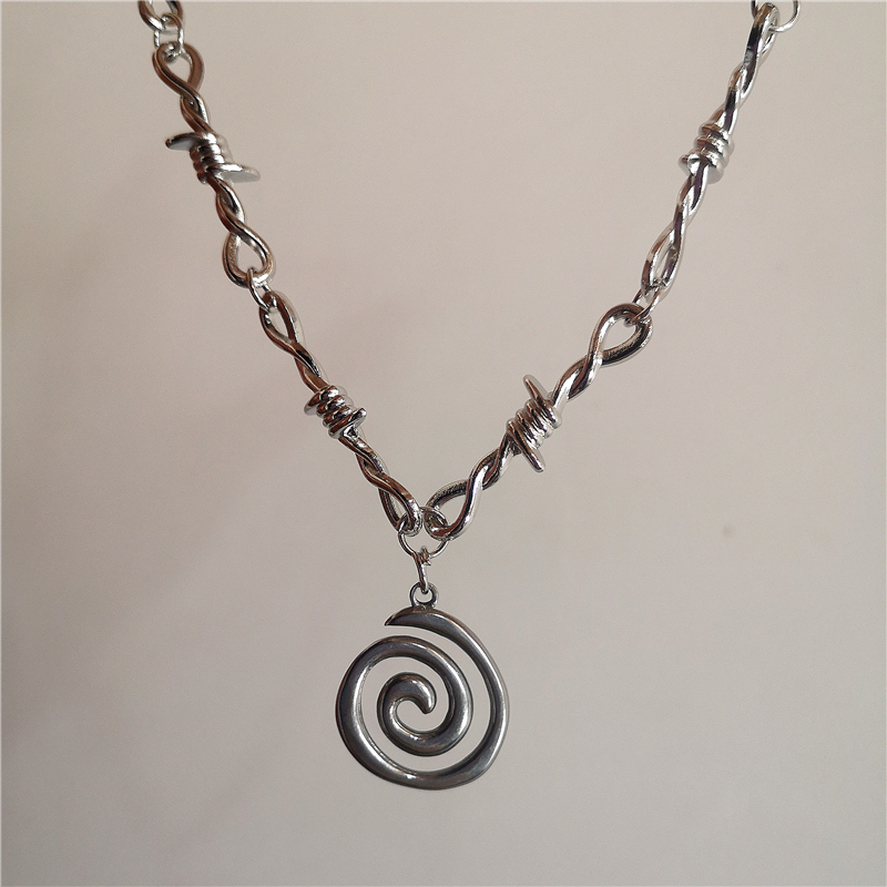 Punk Spiral Vortex Pendant Tho - مراجعة Women'S Accessories In The 90S وسعره