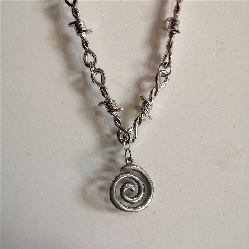 Punk Spiral Vortex Pendant Tho - مراجعة Women'S Accessories In The 90S وسعره