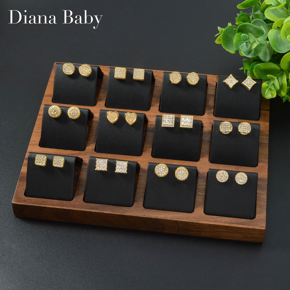 Diana Baby Gold Color Earrings - مراجعة Women Accessories Dubai وسعره