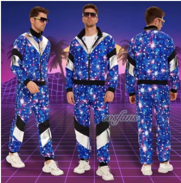 Women's Men's Costume 80s 90s  - مراجعة Women'S Accessories In The 80S وسعره