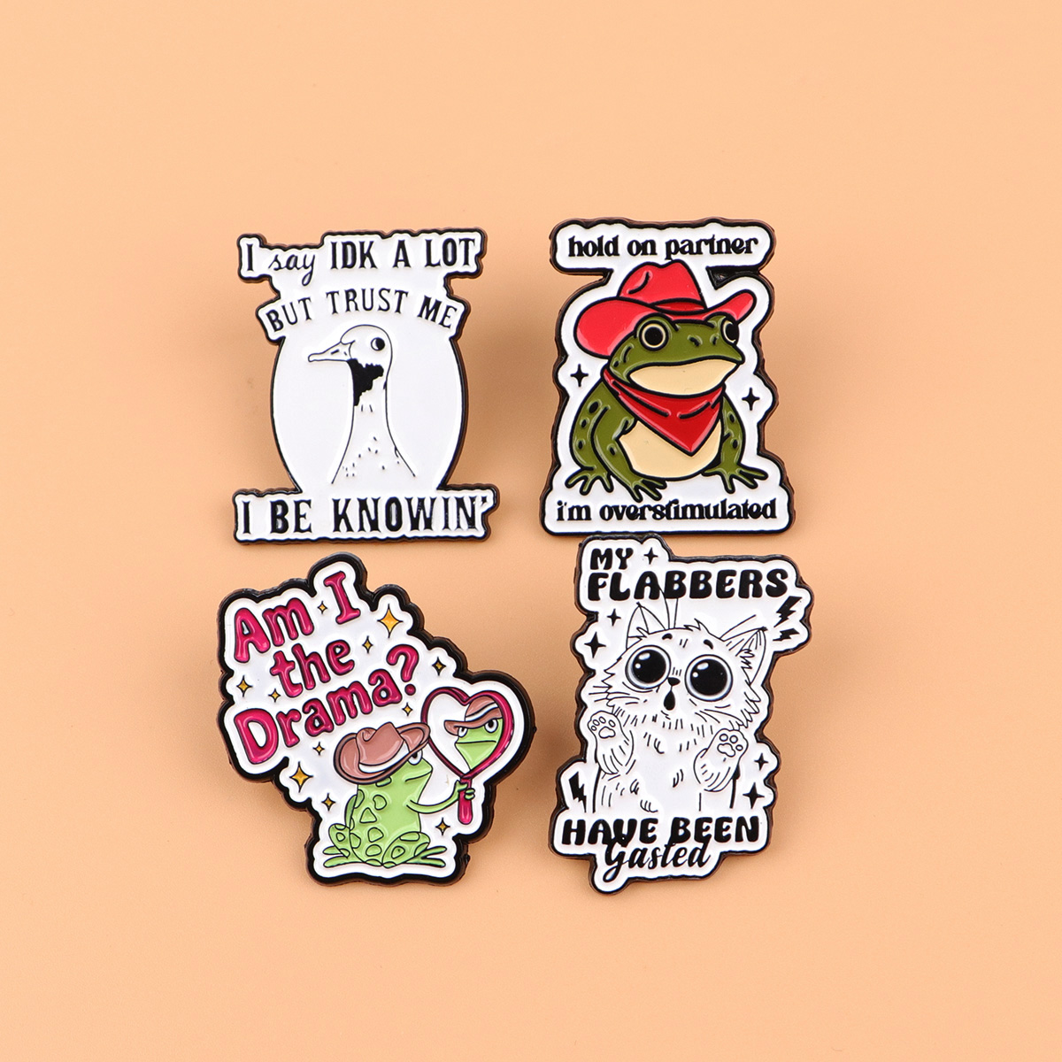 Cute Frog Animals Enamel Pin C - مراجعة Women Accessories Quotes وسعره