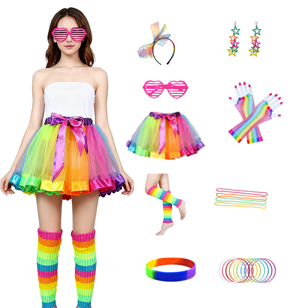 PESENAR Women Neon Polyester C - مراجعة Women'S Accessories In The 80S وسعره