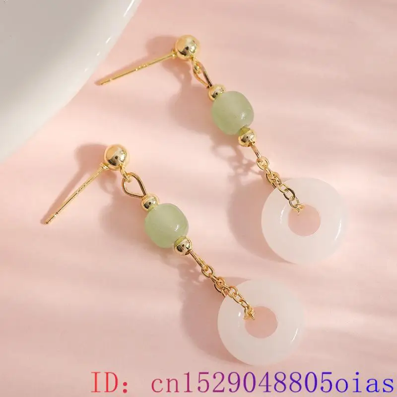 Natural Real Jade Ring Earring - مراجعة Women'S Accessories Rings وسعره