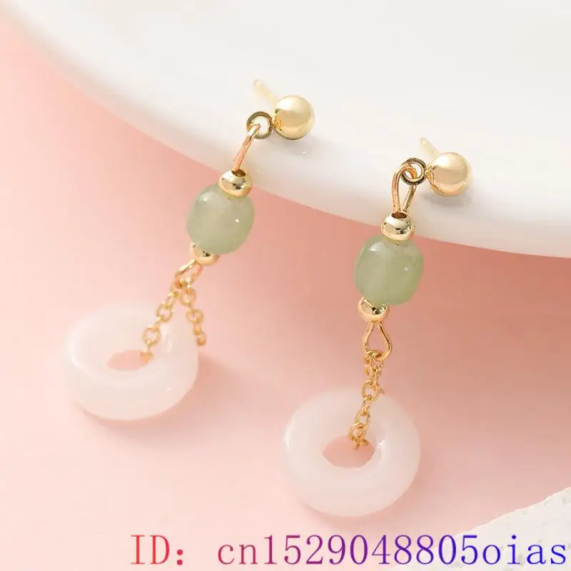 Natural Real Jade Ring Earring - مراجعة Women'S Accessories Rings وسعره