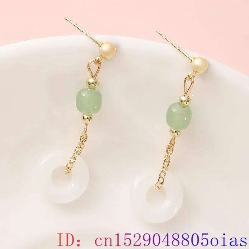 Natural Real Jade Ring Earring - مراجعة Women'S Accessories Rings وسعره