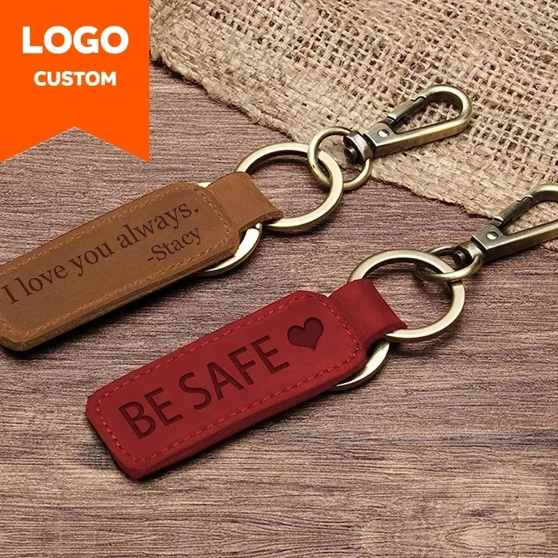 Laser Custom Logo Leather Keyc - مراجعة Women Accessories Logo وسعره
