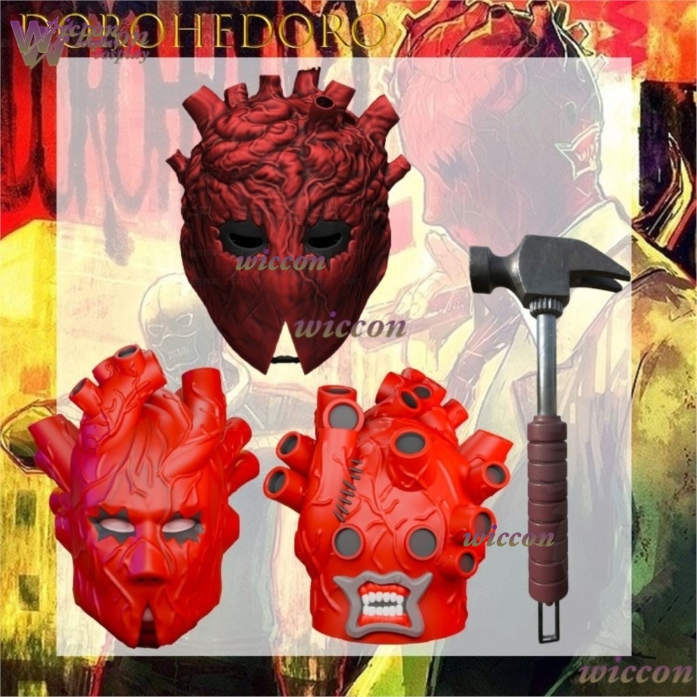 Dorohedoro Shin Heart Mask Lat - مراجعة Women Accessories Sale وسعره